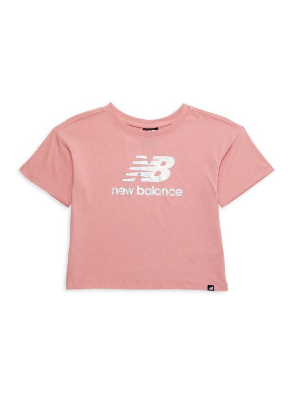 Детская Футболка New Balance Logo Crop Tee New Balance