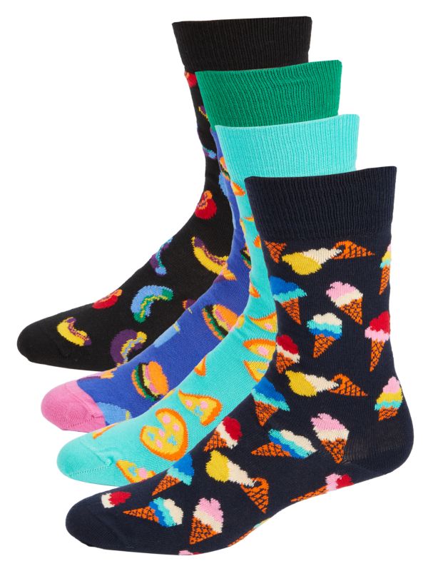 Подарочный набор из 4 пар носков с рисунком Happy Socks