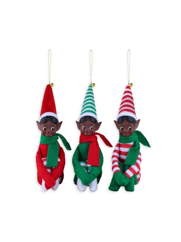 3-Piece Elves Decoration Ornaments Set Mr. Christmas