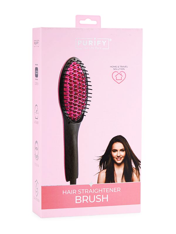 Hair Straightener Brush Purify-nyc