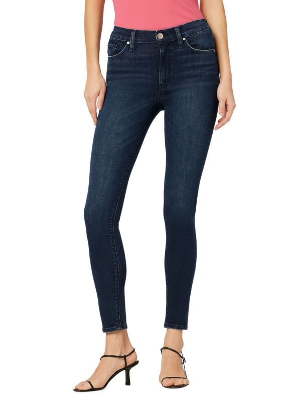 Barbara High Rise Super Skinny Crop Jeans Hudson