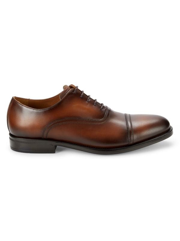 Мужские Оксфорды Bruno Magli Butler Leather Cap Toe Bruno Magli