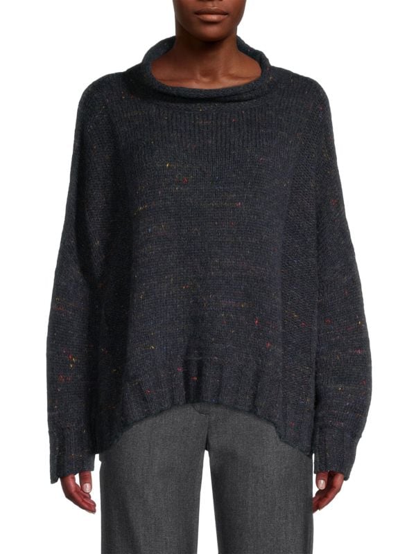 Большой свитер из смеси альпаки и натуральной шерсти ROSSO35