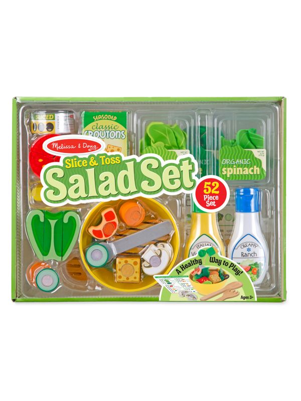 52-Piece Slice & Toss Salad Playset Melissa & Doug