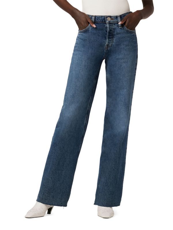 Широкие джинсы со средней посадкой Rosie Hudson