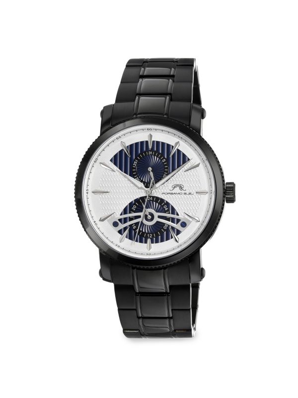 Часы Russel с браслетом из нержавеющей стали 46 мм Porsamo Bleu