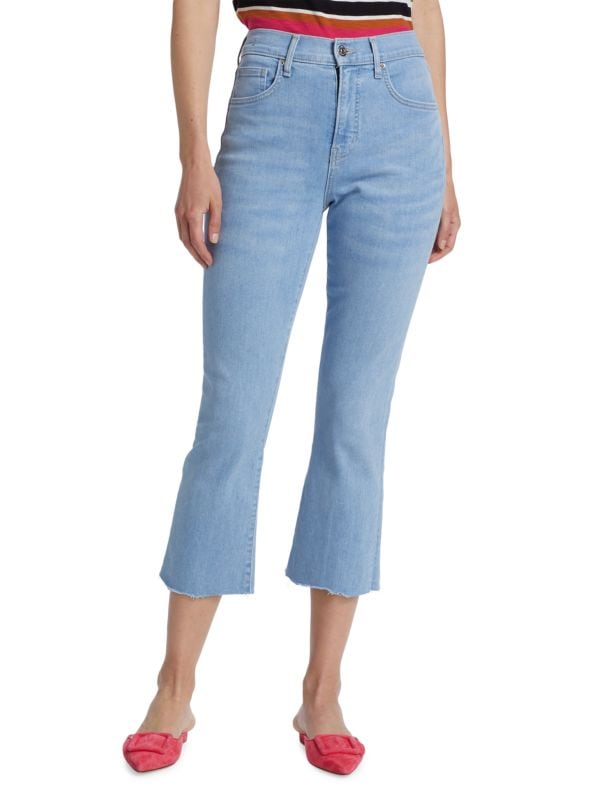Расклешенные джинсы до щиколотки Carly Kick VERONICA BEARD