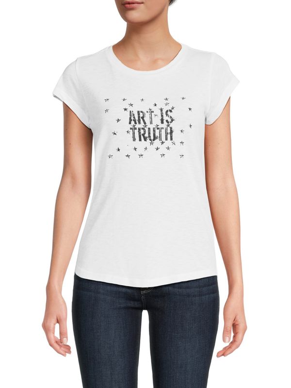 Узкая футболка Art Is Truth Zadig & Voltaire