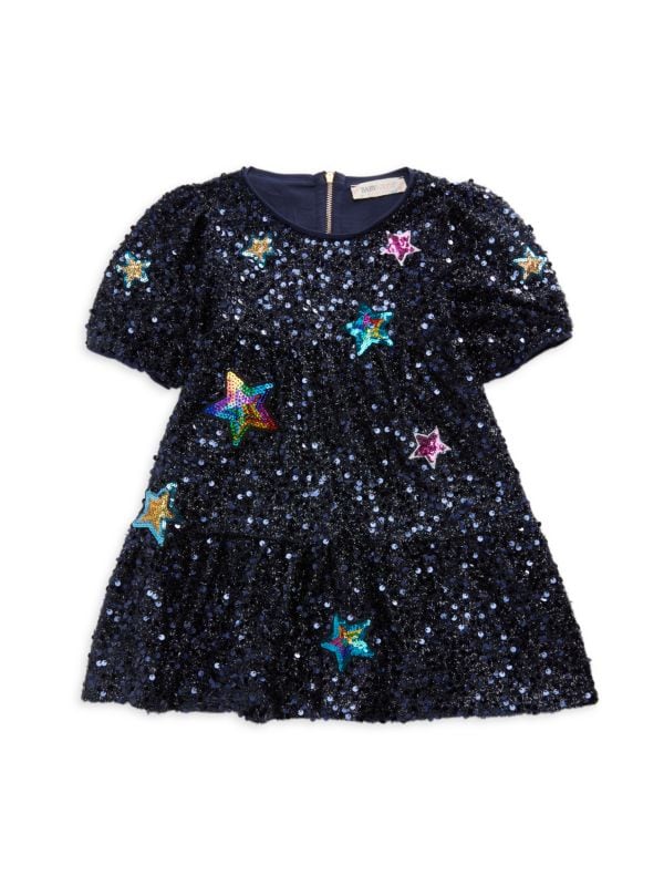 Платье с пайетками для маленькой девочки Baby Sara