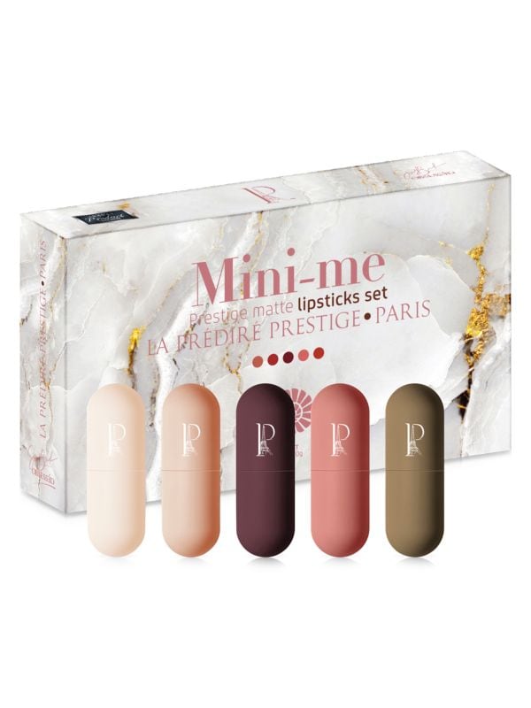 5-Piece Mini-Me Prestige Matte Lipsticks Set PREDIRE PARIS