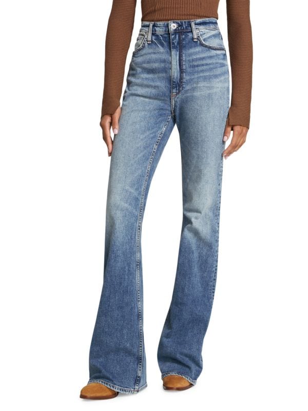 Расклешенные джинсы Casey с высокой посадкой Rag & Bone