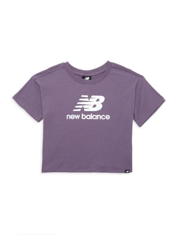 Девочка Футболка New Balance Logo Crop New Balance