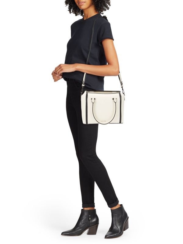 Двухцветная сумка-портфель Perry Calvin Klein