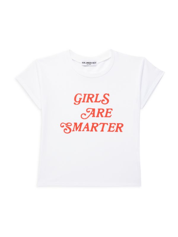 Укороченная футболка Girl's Are Smarter Suburban Riot