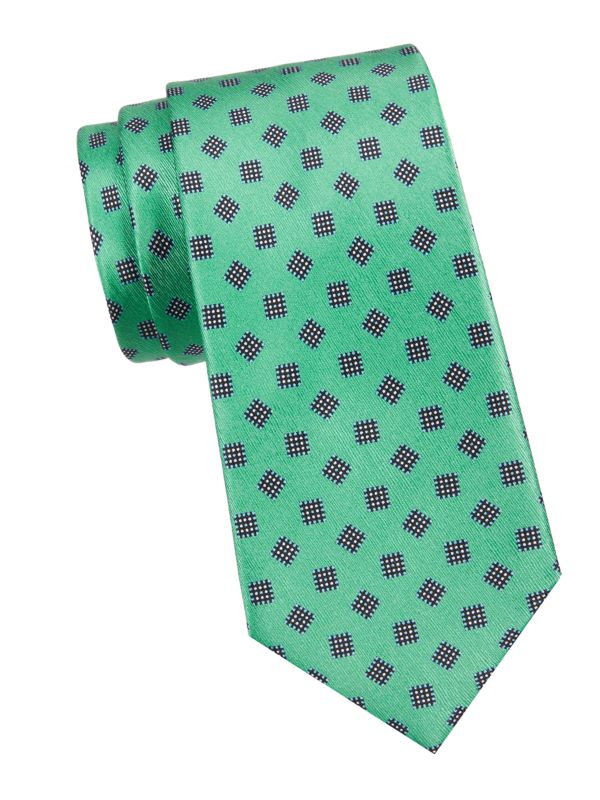 Шелковый галстук с принтом Brioni