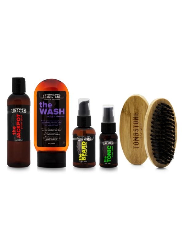 5-Piece Hair & Beard Supreme Starter Kit Tombstone for Men