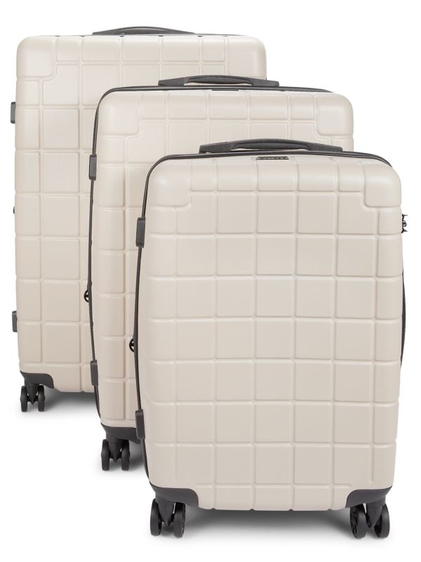 Набор чемоданов Hardyn из трех предметов с геометрическим рисунком CALPAK