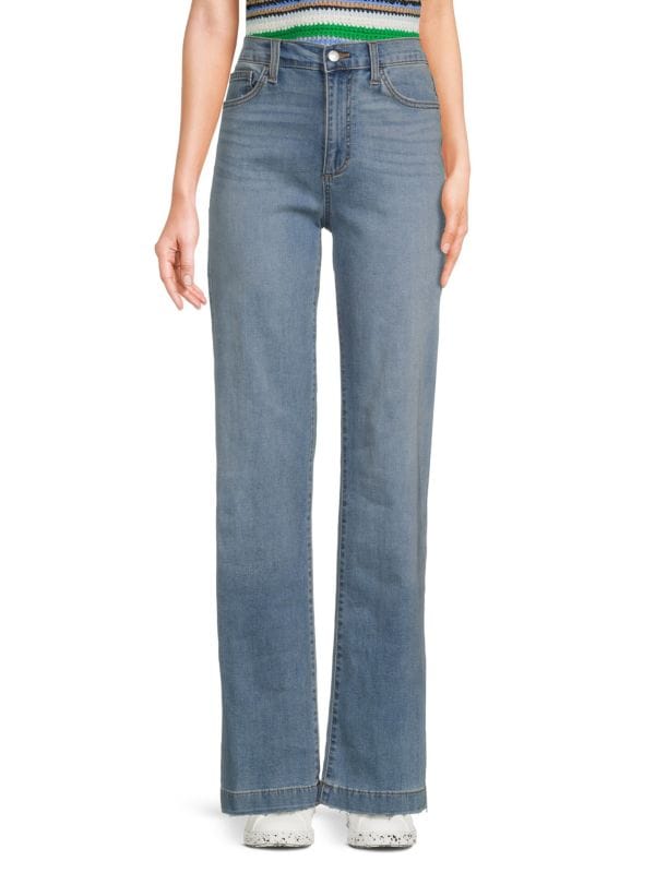 Широкие джинсы со средней посадкой Joe's Jeans