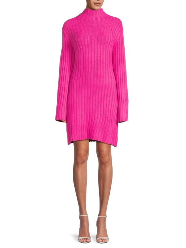 Вязаное мини-платье-свитер French Connection