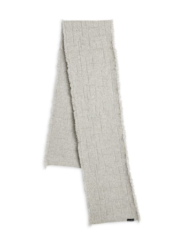 Вязаный шарф из смесовой шерсти FRAAS
