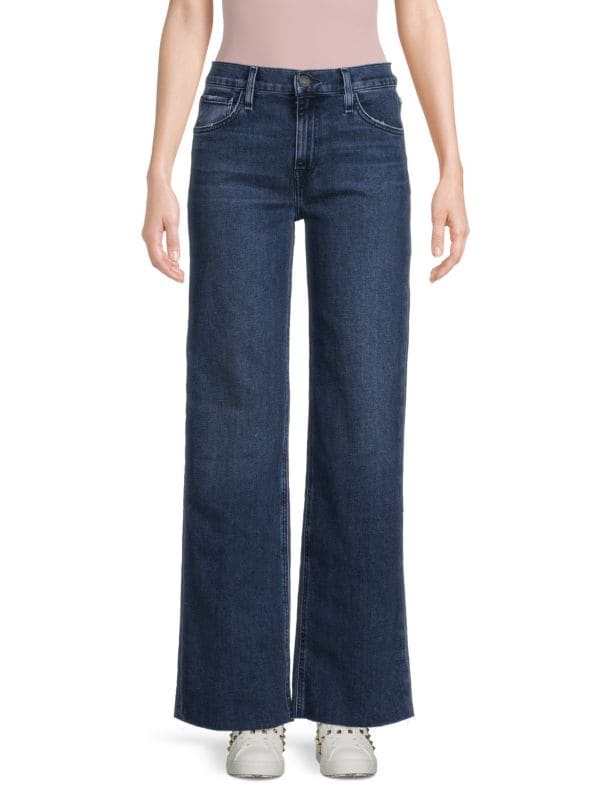 Широкие джинсы с высокой посадкой Rosie Hudson