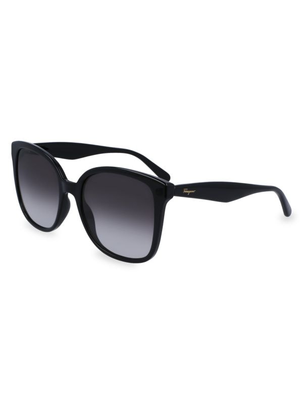 56MM Square Sunglasses Ferragamo