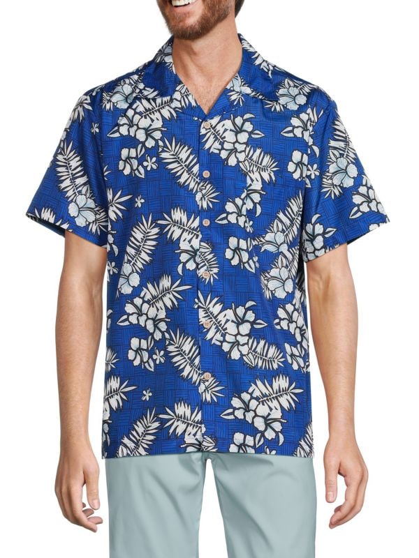 Рубашка Waikiki с цветочным принтом Trunks Surf & Swim Co.