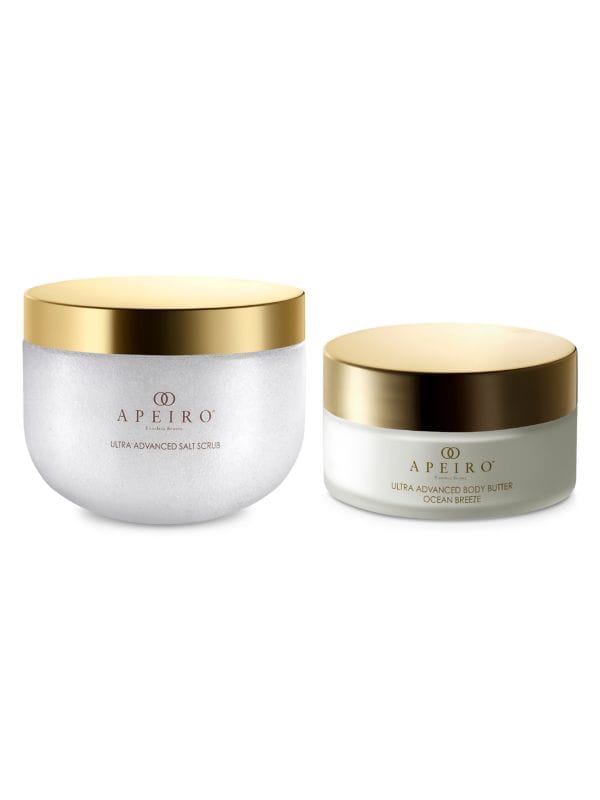 2-Piece Ultra Advanced Salt Scrub & Ocean Breeze Body Butter Set Apeiro