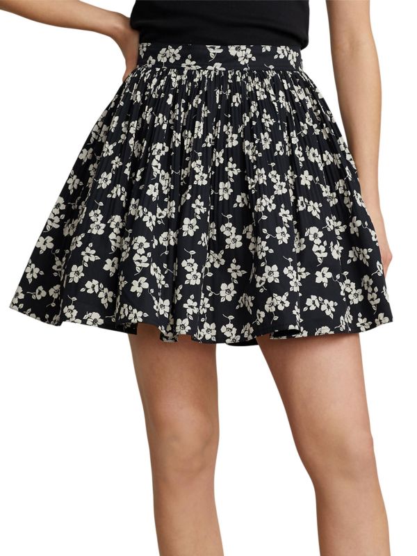Мини-юбка с цветочным принтом Polo Ralph Lauren