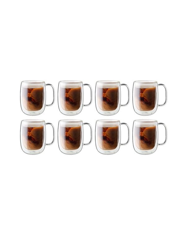 Набор стеклянных кофейных кружек Sorrento Plus из 8 предметов с двойными стенками ZWILLING J.A. Henckels