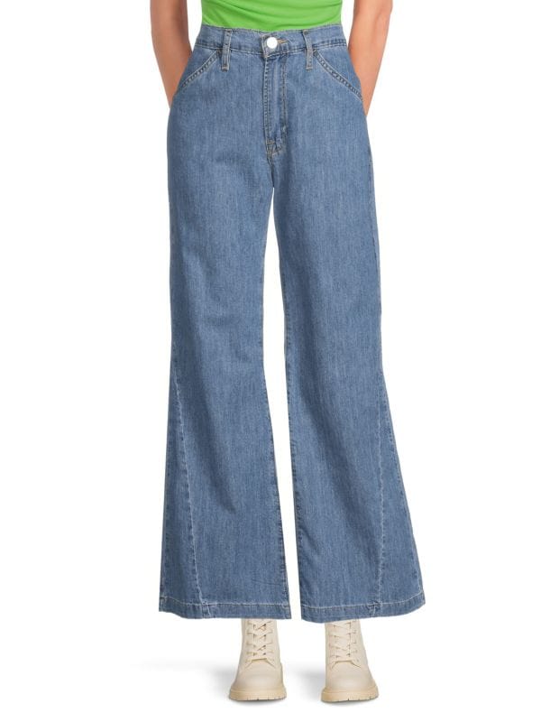 Широкие джинсы Le Baggy с высокой посадкой FRAME