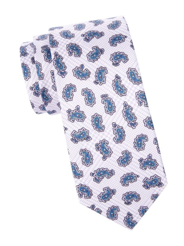 Шелковый галстук с пейсли Brioni