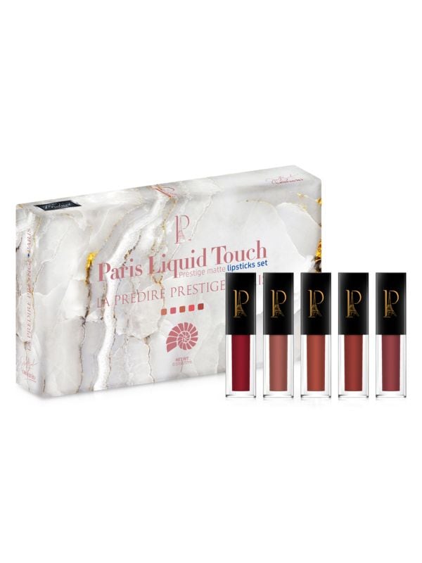 5-Piece Paris Liquid Touch Prestige Matte Lipstick Set PREDIRE PARIS