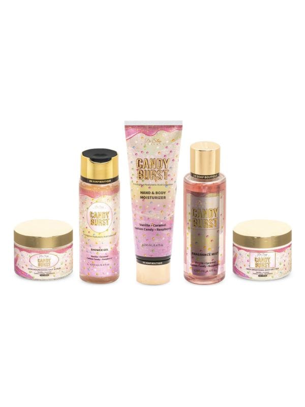 5-Piece Exotic Candy Burst Hand & Body Set De Soap Boutique