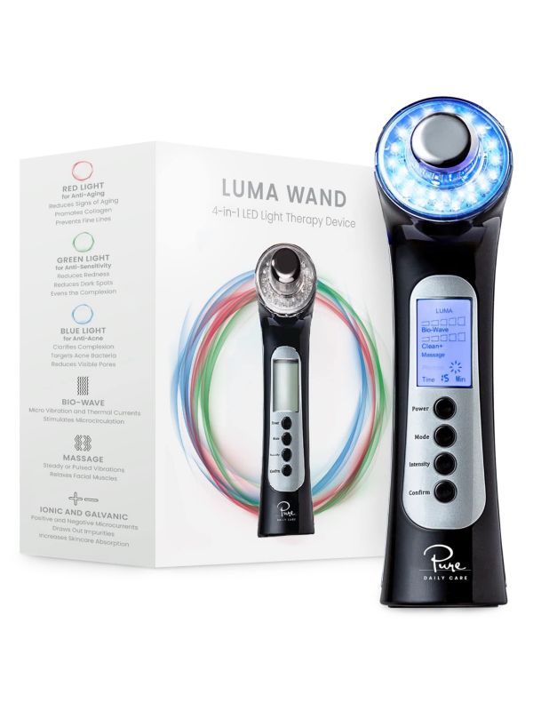 Luma Wand 4-In-1 LED Light Therapy Device PURE DAILY CARE