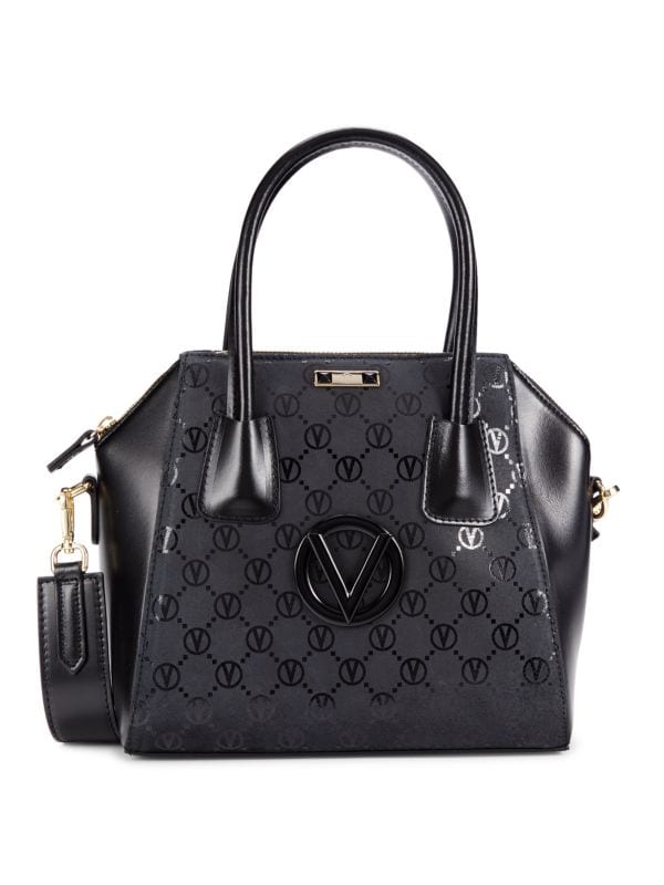 Сумка сэтчел Valentino By Mario Valentino Mimi Monogram Leather Tote Valentino By Mario Valentino