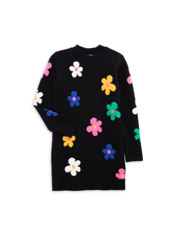 Платье-свитер с цветочным принтом для маленькой девочки Hannah Banana