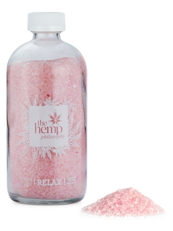 Relax Pink CBD Bath Salt The Hemp Philosophy