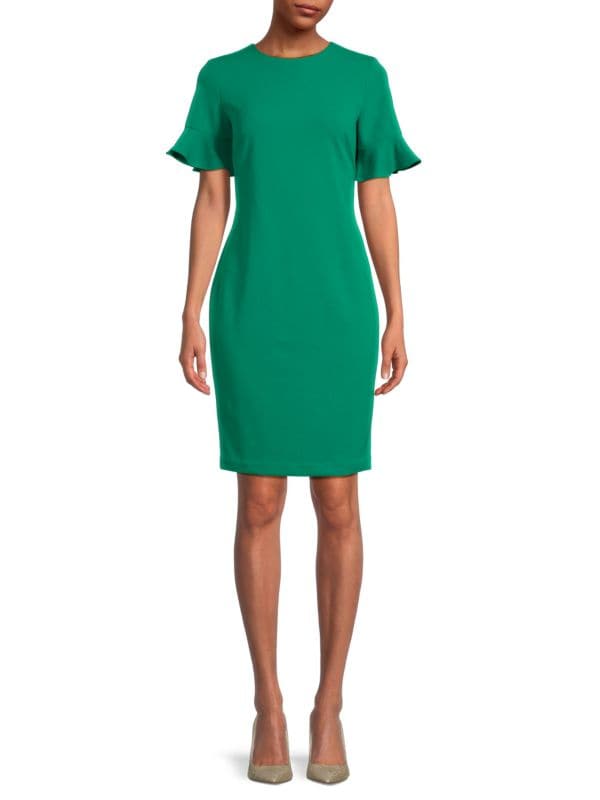 Женское Платье-Мини с Открытыми Плечами Calvin Klein Calvin Klein