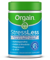 StressLess Supplement - Vegan Ashwagandha GABA Magnesium -- 90 Capsules (Капсулы) Orgain