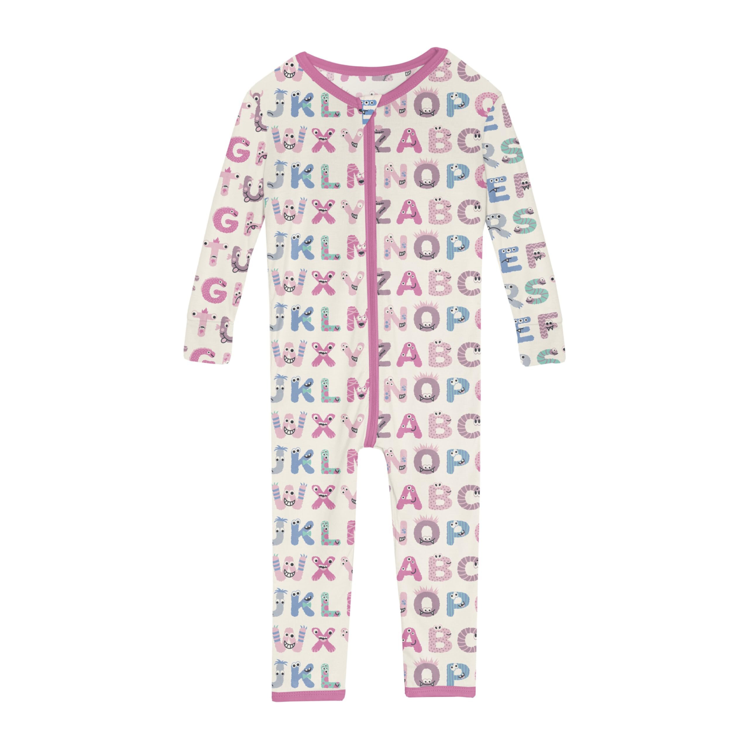 Print Convertible Sleeper with Zipper (Infant) Kickee Pants Kids