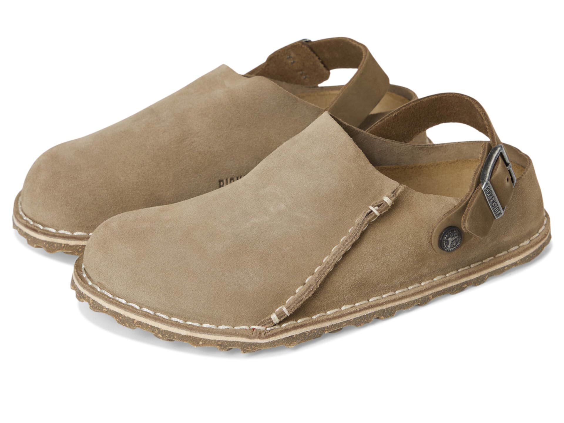 Тапочки Birkenstock Lutry 365 - замша, съемная стелька, регулируемый ремешок Birkenstock