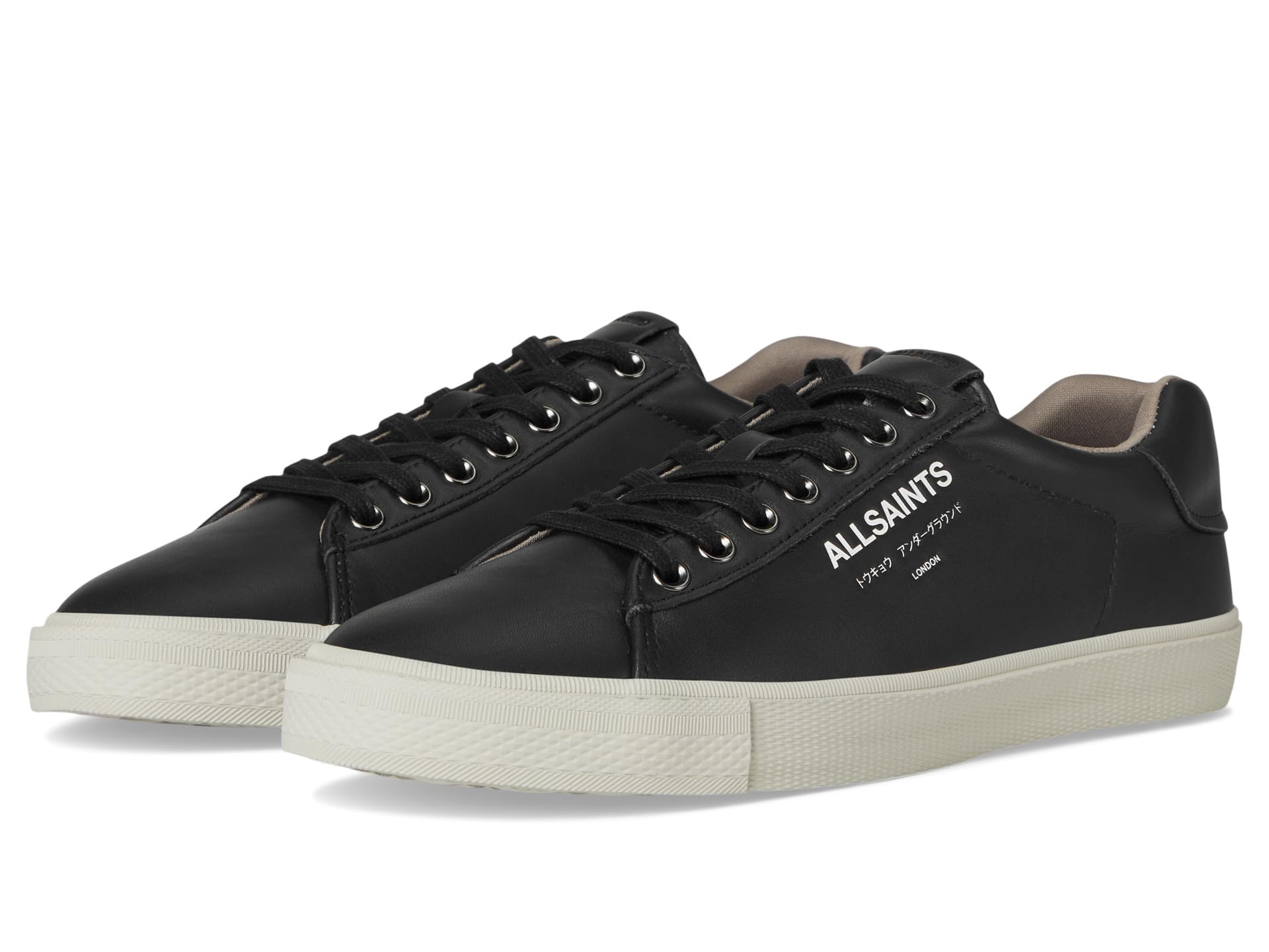 Кожаные кроссовки AllSaints Underground Low Top с комфортной подошвой AllSaints