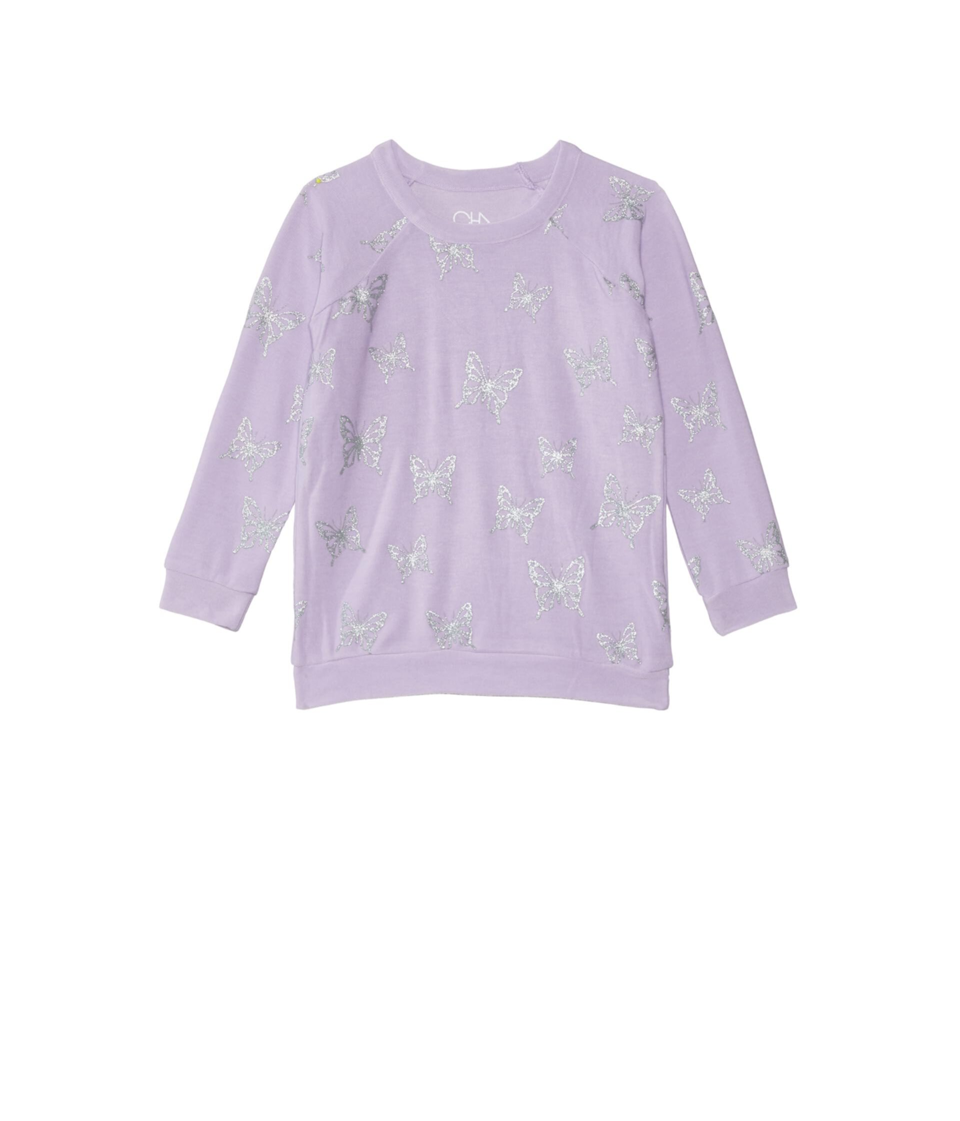 Пуловер с блестящими бабочками (для малышей/маленьких детей) Chaser