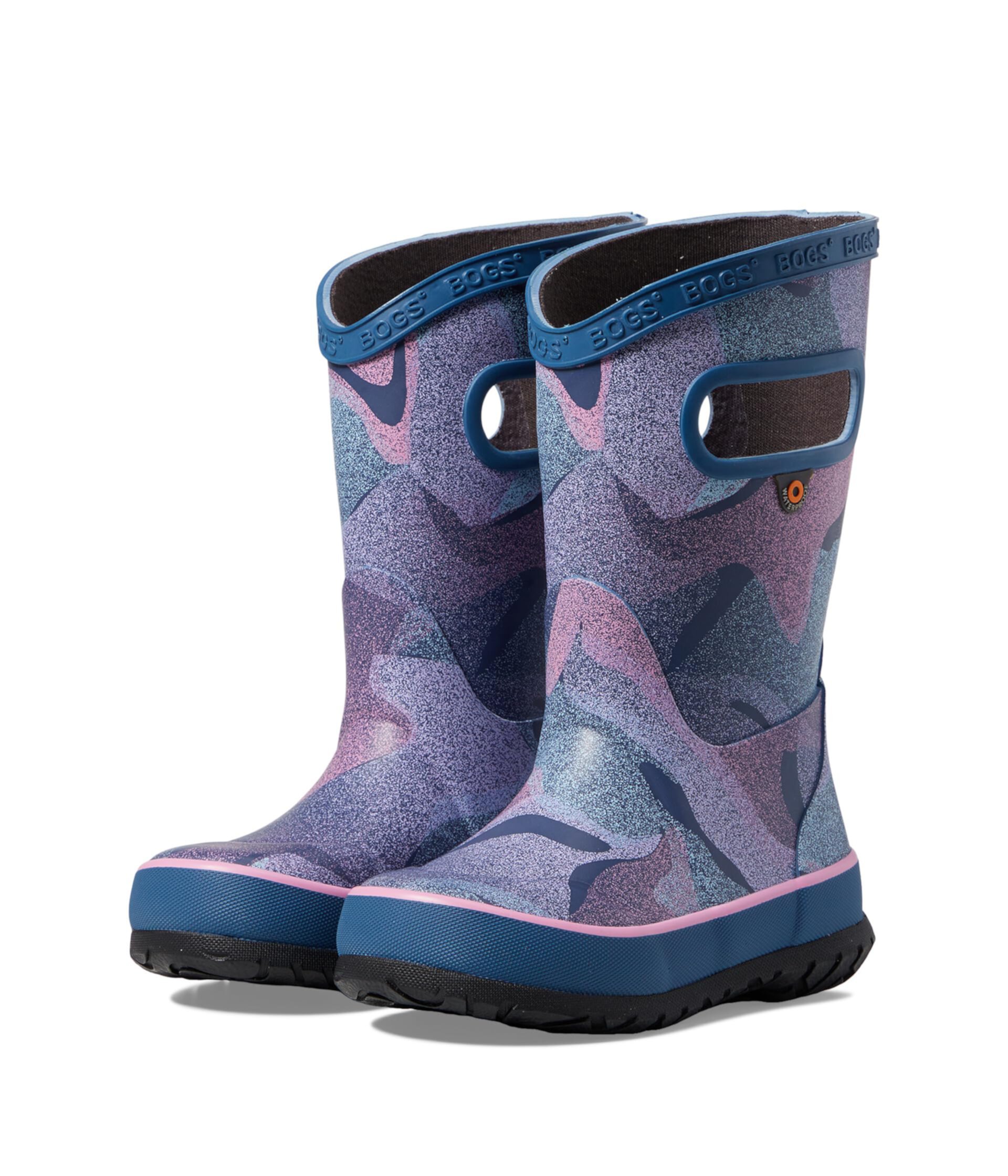 Rain Boots Abstract Shapes (Toddler/Little Kid/Big Kid) Bogs