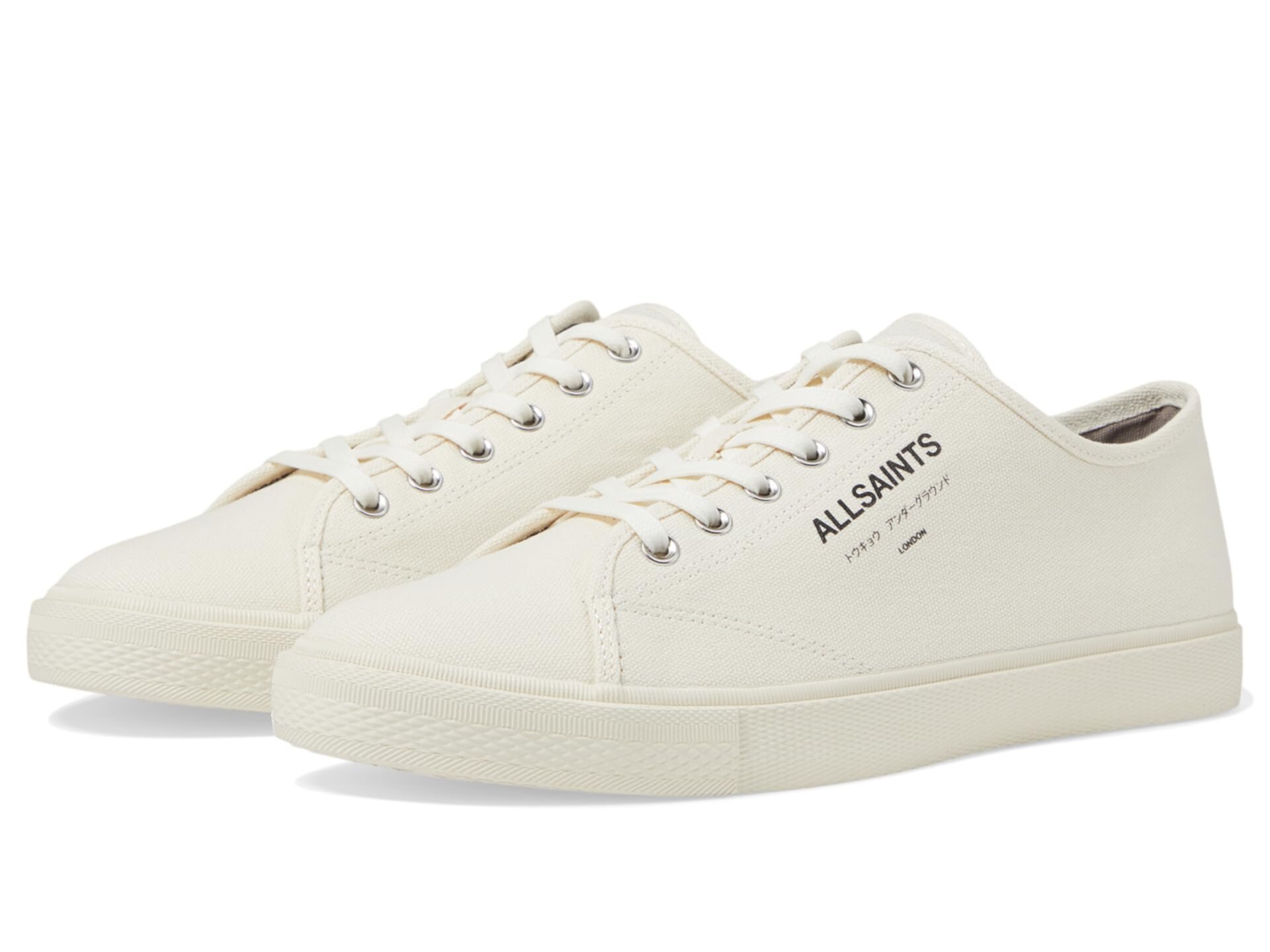 Мужские кеды AllSaints Underground Canvas Low Top для повседневной жизни AllSaints