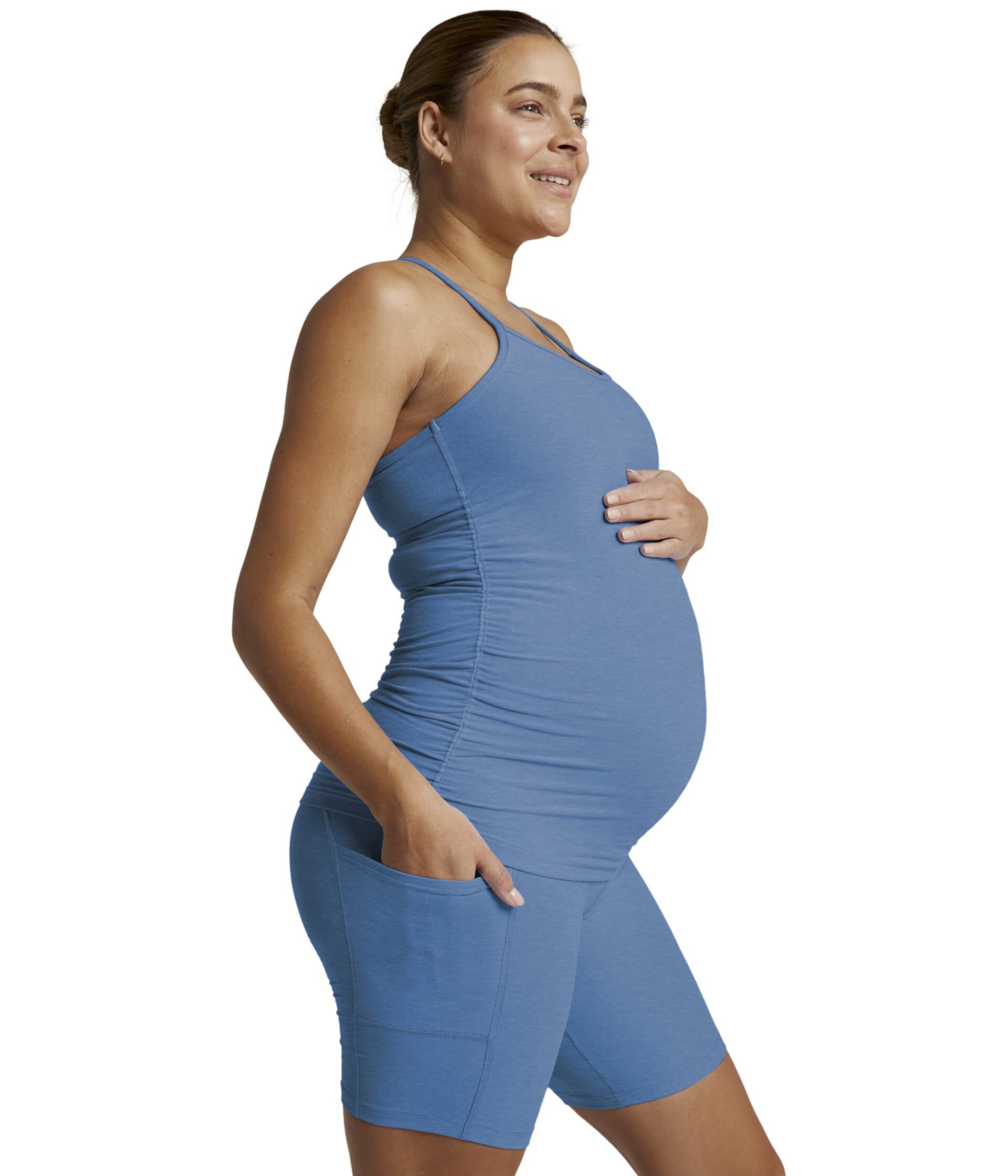 Spacedye Keep Your Cool для беременных Тонкая гоночная спина Beyond Yoga