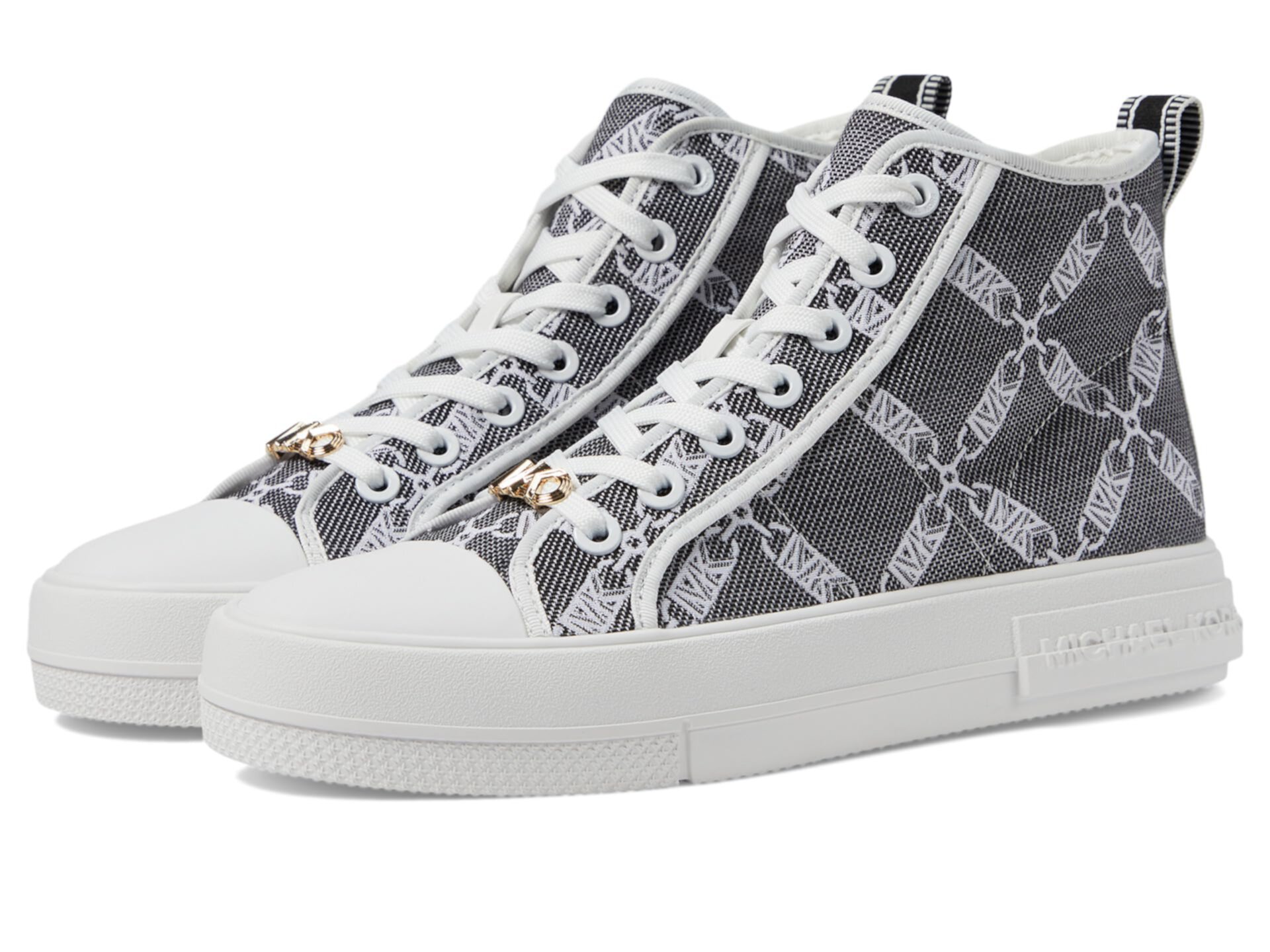 Женские кроссовки Michael Kors Evy High Top с текстильной стелькой и резиновой подошвой Michael Kors