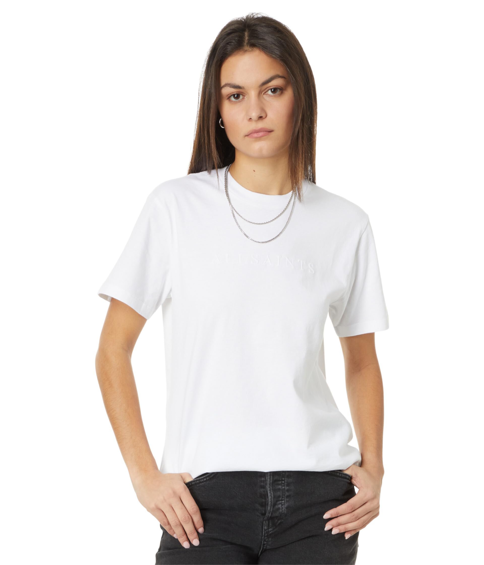 Женская Хлопковая Майка AllSaints Pippa Bf Tee AllSaints