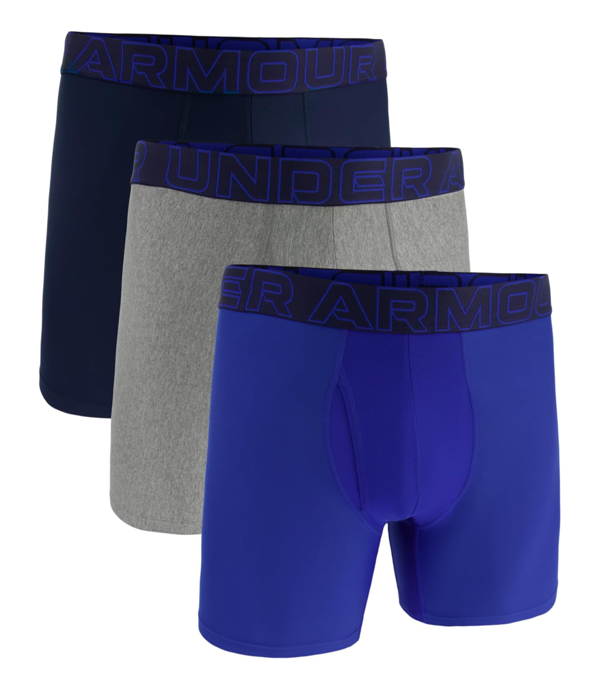 Мужские Трусы Under Armour 3-Pack Performance Tech Solid 6" Under Armour